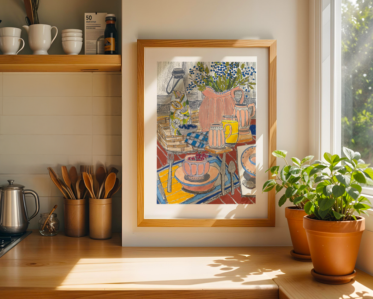 Summer Lunch Art Print