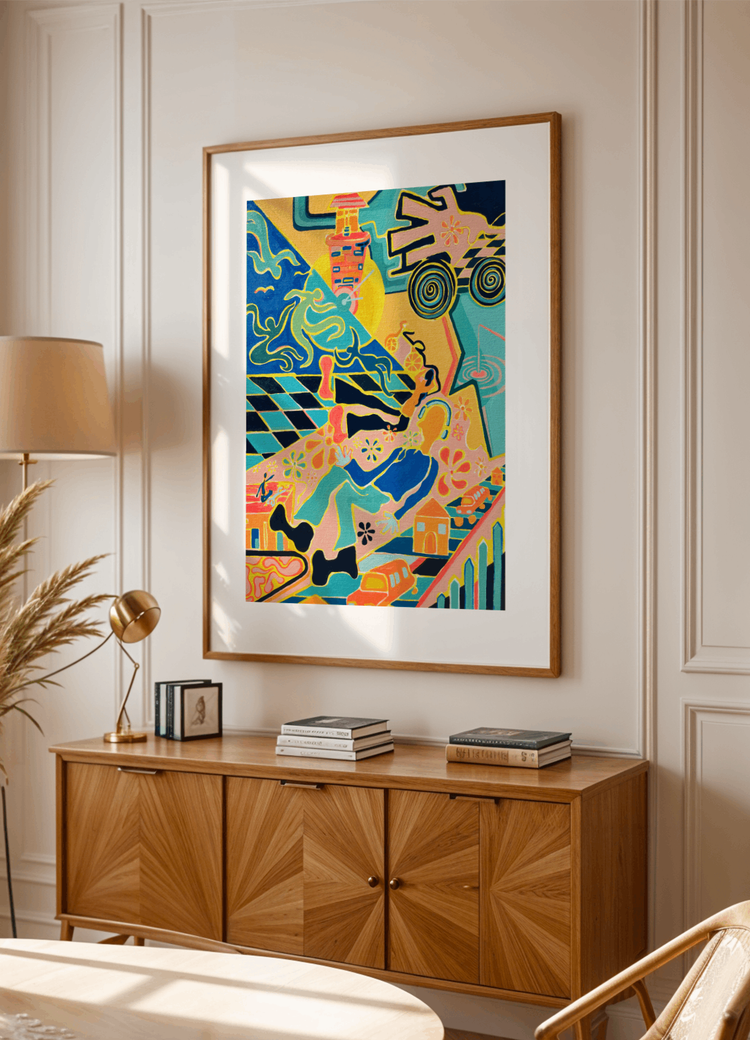 And they say WE'RE on acid Art Print