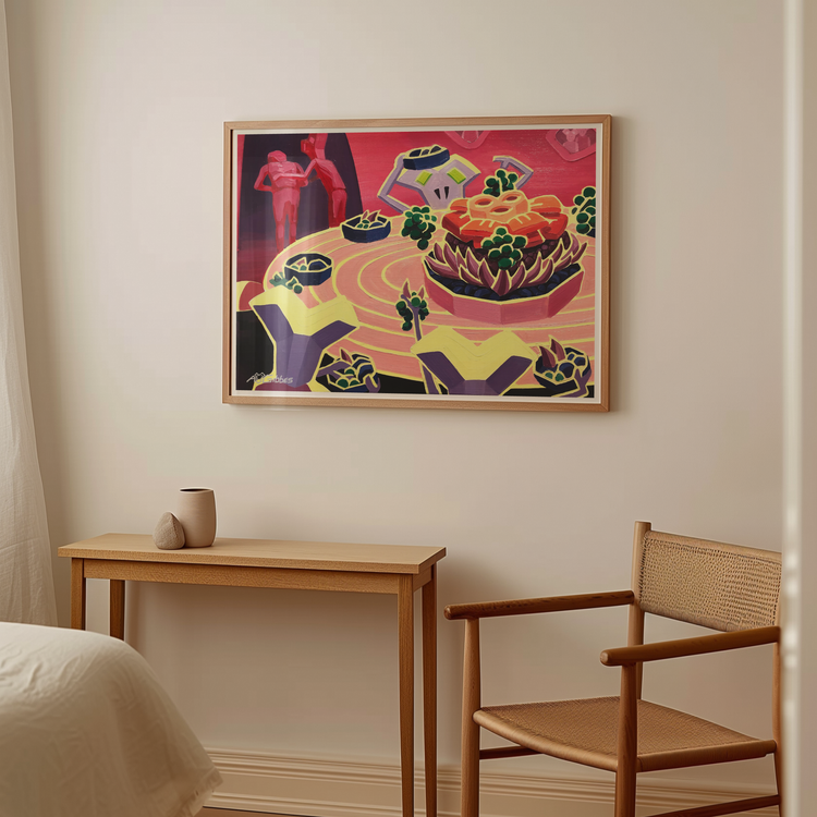 Allergic to Alien Food Art Print