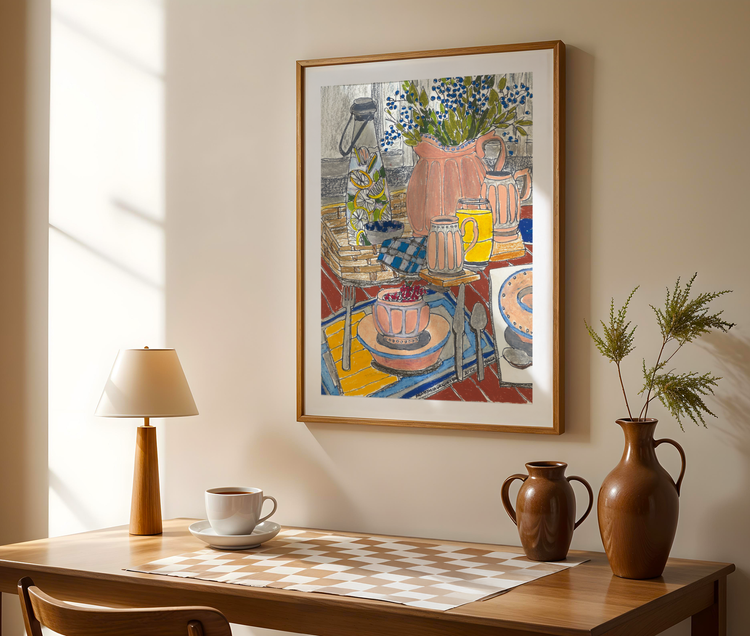 Summer Lunch Art Print