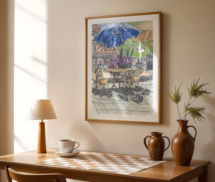 Warm Sunday Art Print