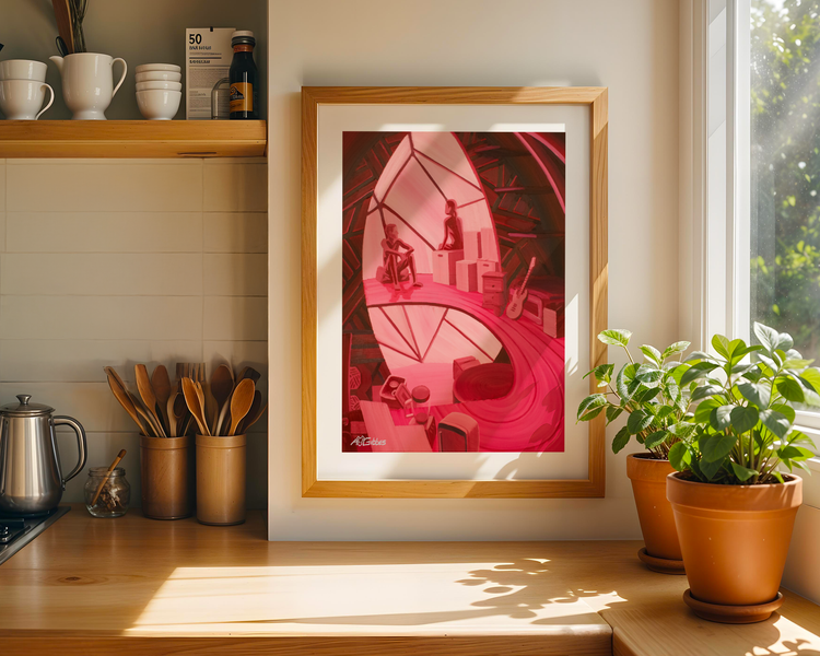 The Beginning of Home Art Print