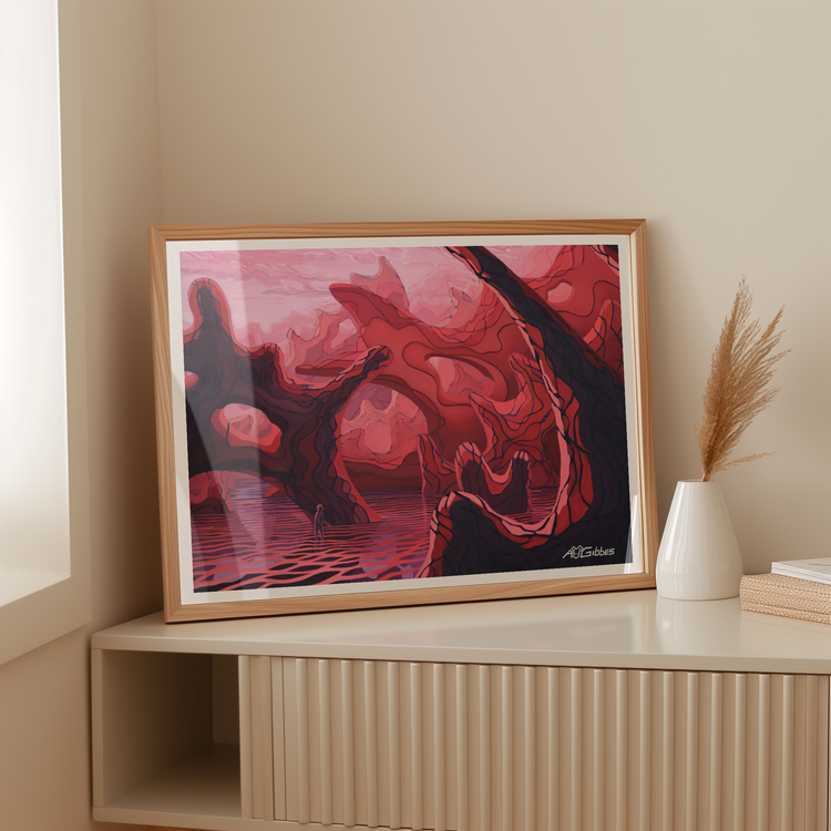 A Long Distance From Somewhere Art Print