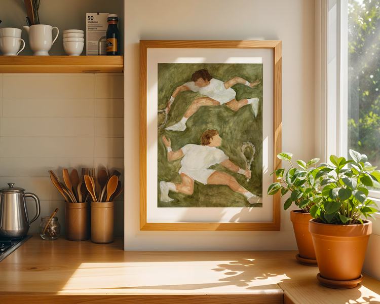 Tennis Art Print