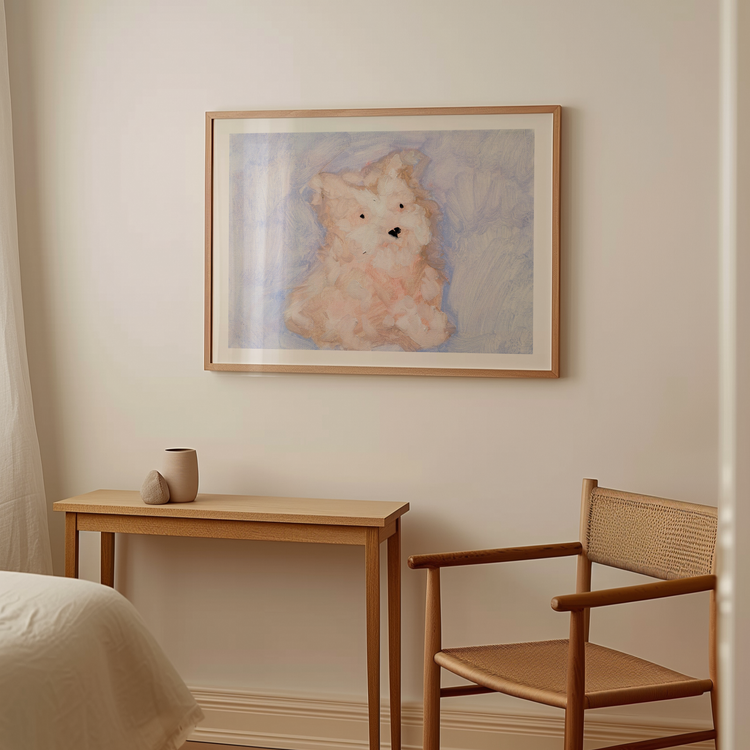 Coconut's Day Off Art Print