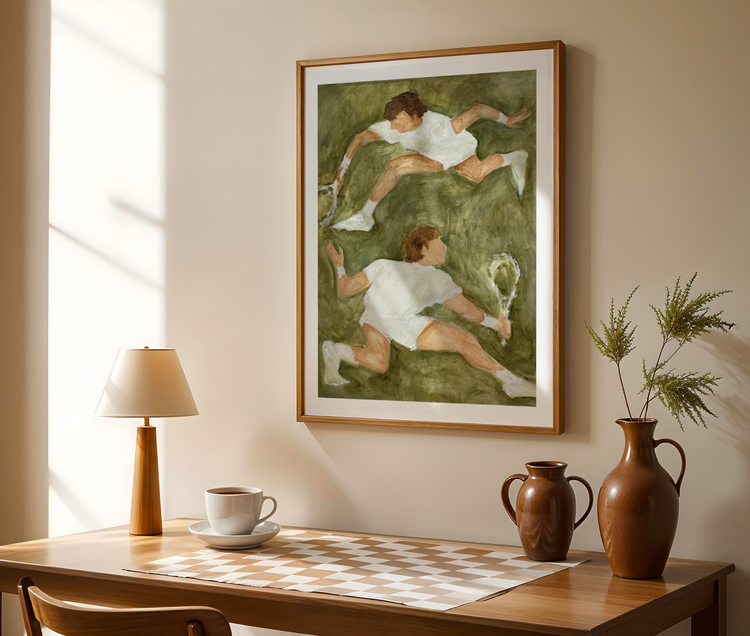 Tennis Art Print