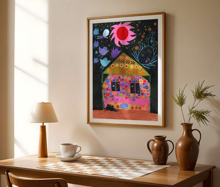 Cookie House Art Print