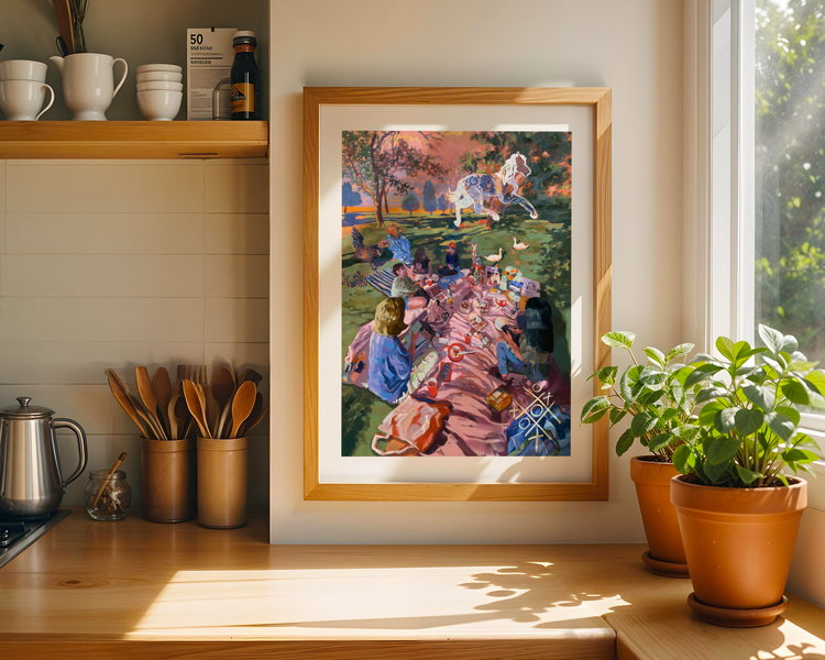 We Should Stay Awhile Art Print