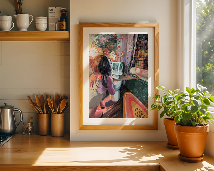 Wasted Hours Art Print