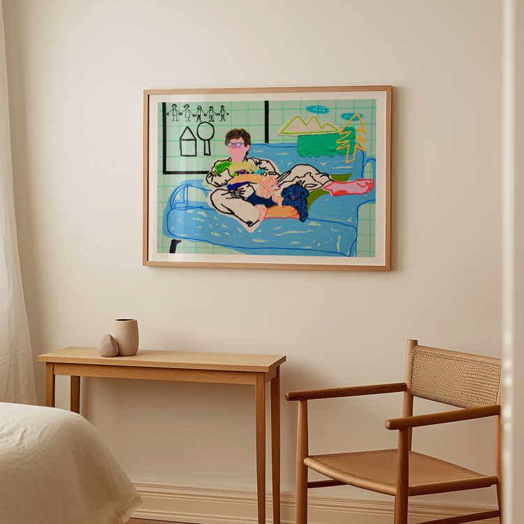 Home is Where Family Is Art Print