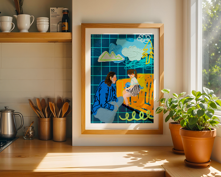 Cherished Moments with You Art Print