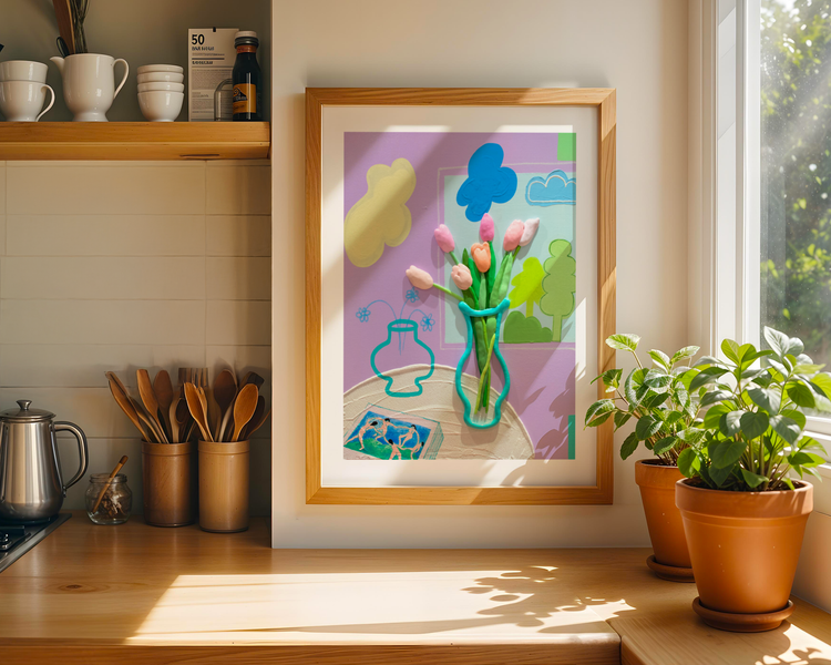 Spring's Embrace Art Print