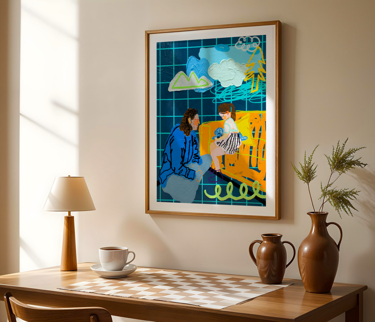 Cherished Moments with You Art Print