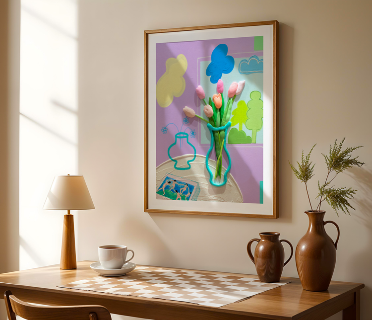 Spring's Embrace Art Print