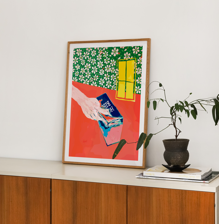 Bargaining With God Art Print