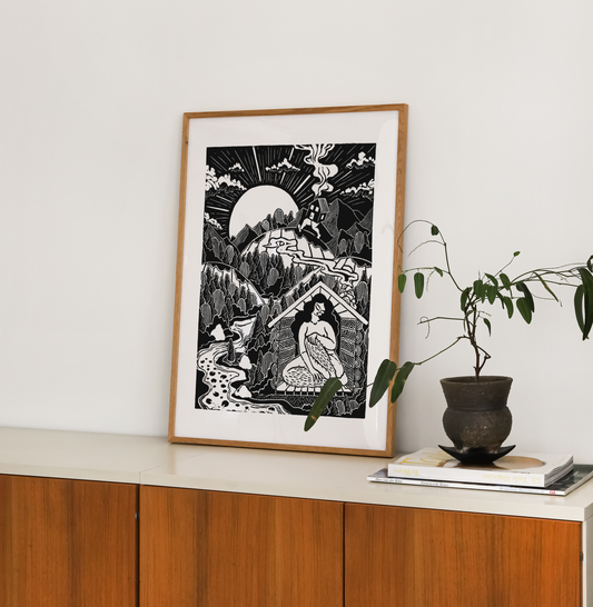 Homebodies 2 Art Print