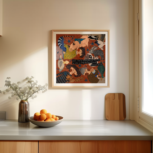 A way to be loved a little more Art Print