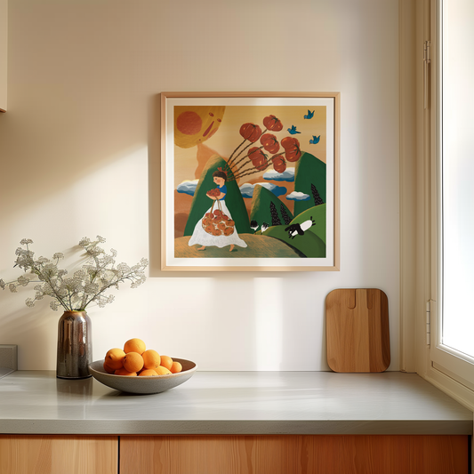 The Tomato Girl Art Print