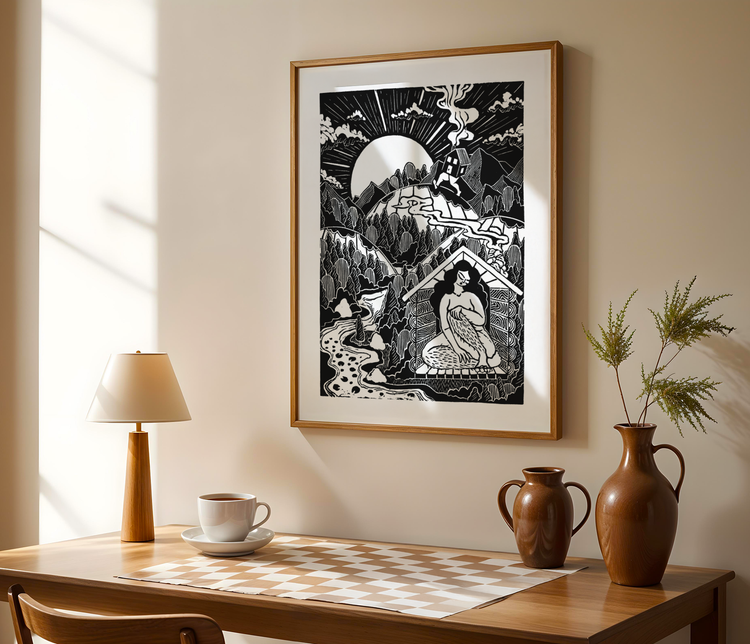 Homebodies 2 Art Print