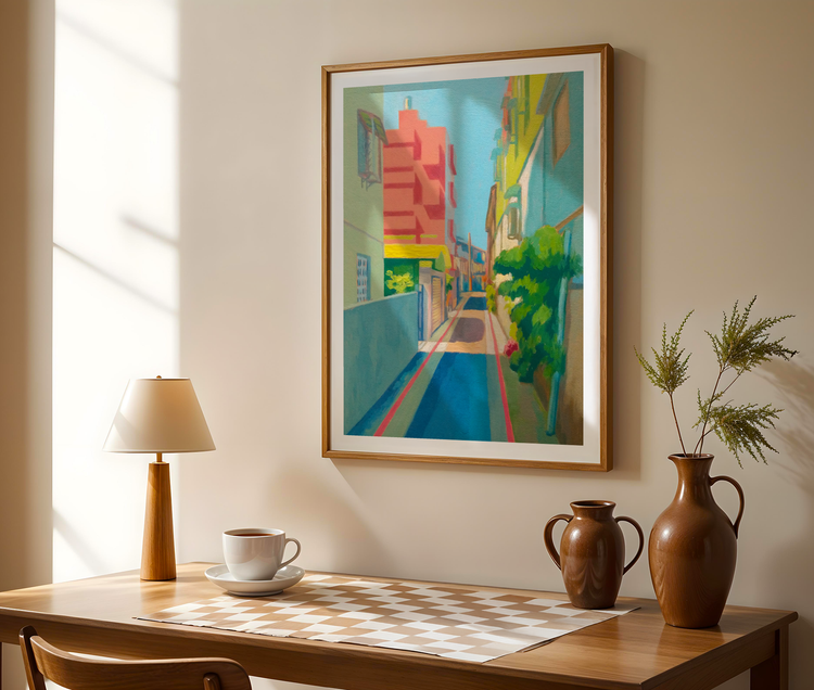 Lego Building Art Print