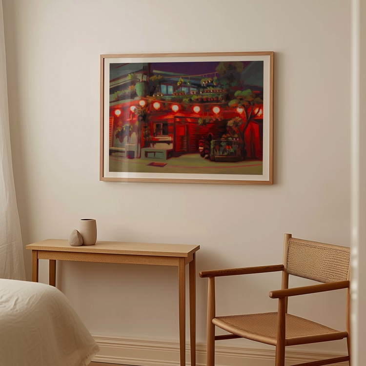 Blooms of Hidden Glow Art Print