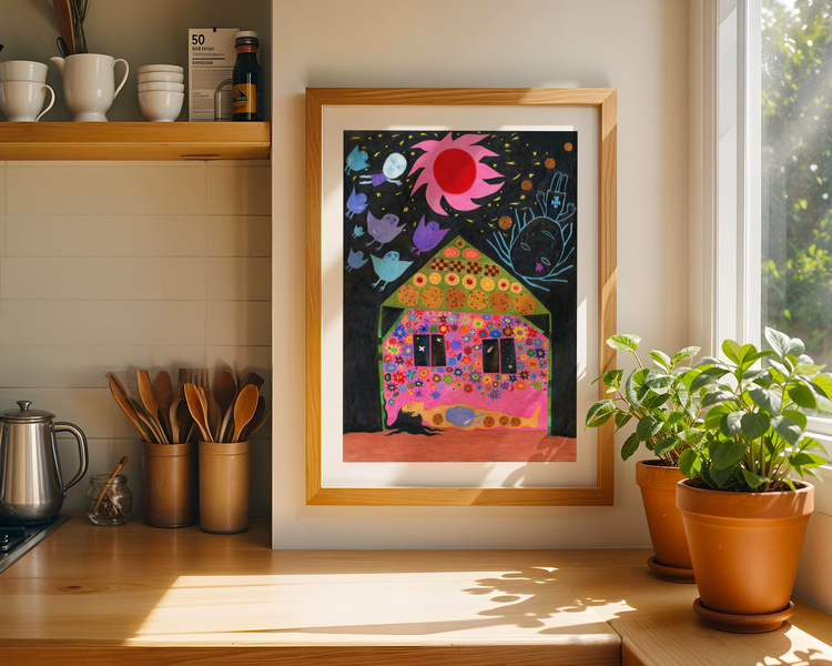 Cookie House Art Print