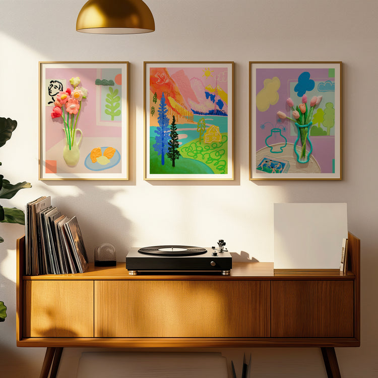 3 Print Wall Art Set - Esther Kim