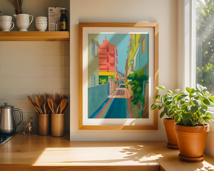 Lego Building Art Print