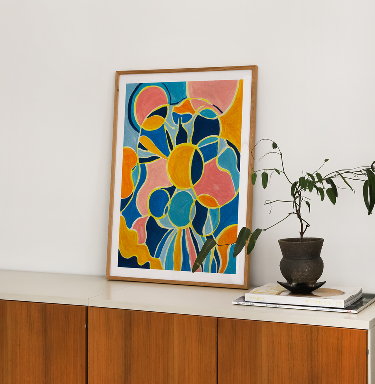 Dancing With Light Art Print