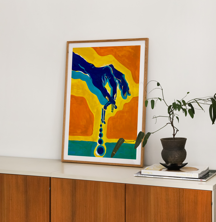 The weight of everything that came before me Art Print