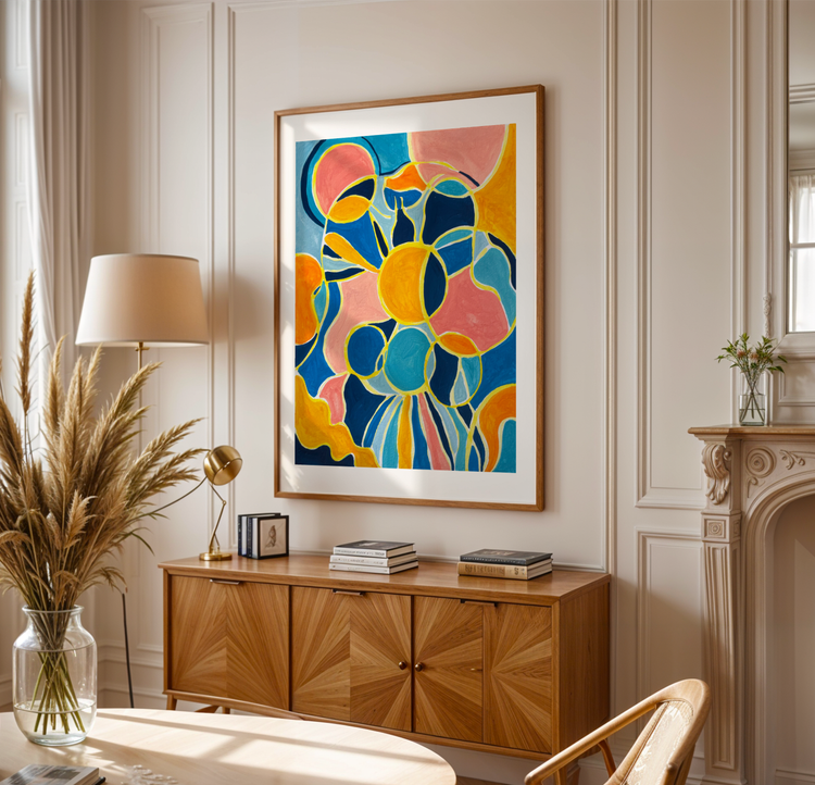 Dancing With Light Art Print