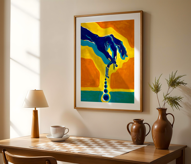 The weight of everything that came before me Art Print