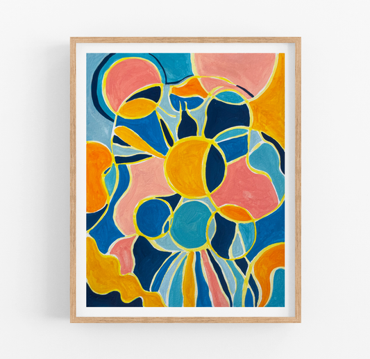Dancing With Light Art Print