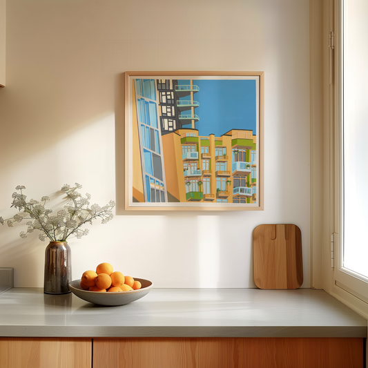 Urban Gardens Art Print