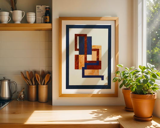 Equilibrium in Paper Collage Art Print