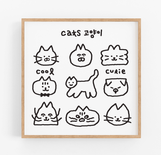 Cats Art Print