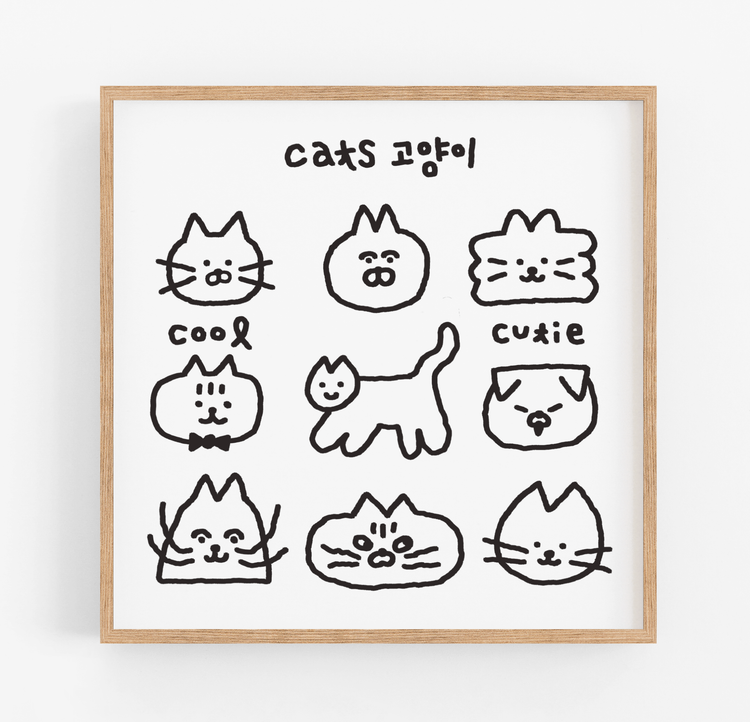 Cats Art Print