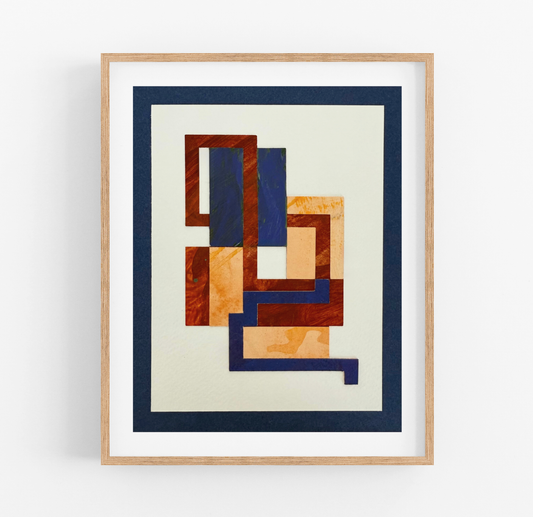 Equilibrium in Paper Collage Art Print