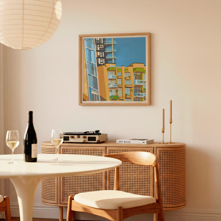 Urban Gardens Art Print