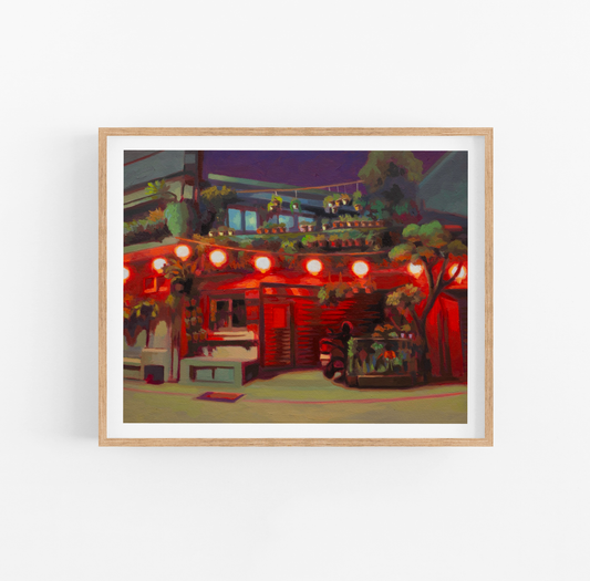 Blooms of Hidden Glow Art Print