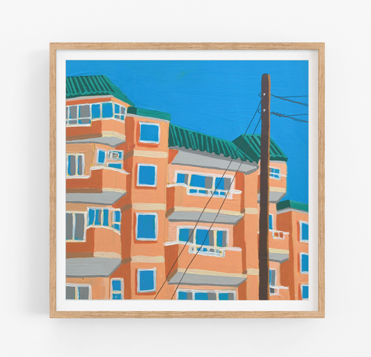 Return to Peach City Art Print