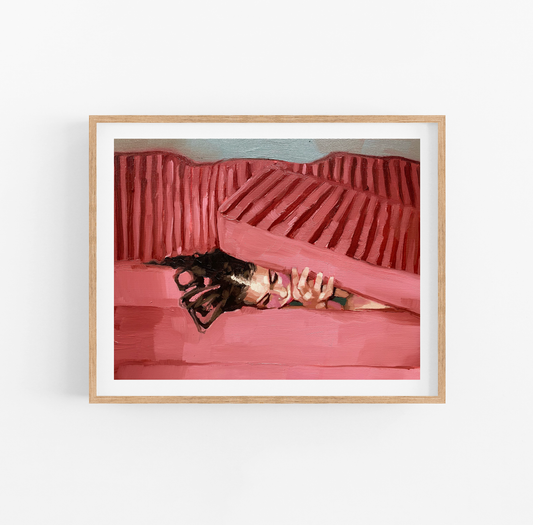 A Neglectful Friends Sleepover Art Print