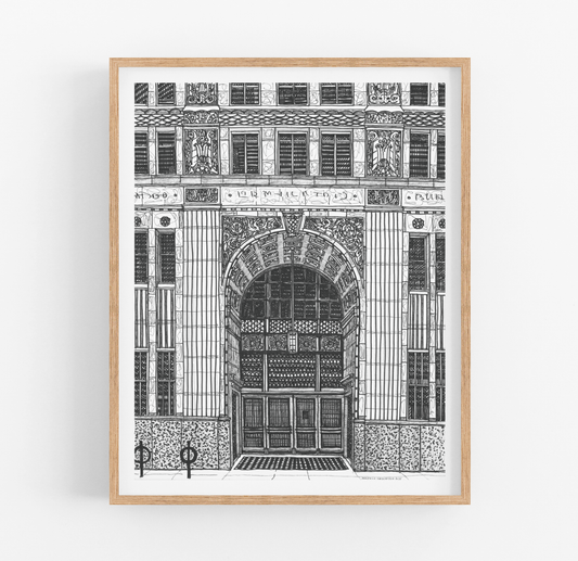 Facades - Canada Permanent Building Art Print