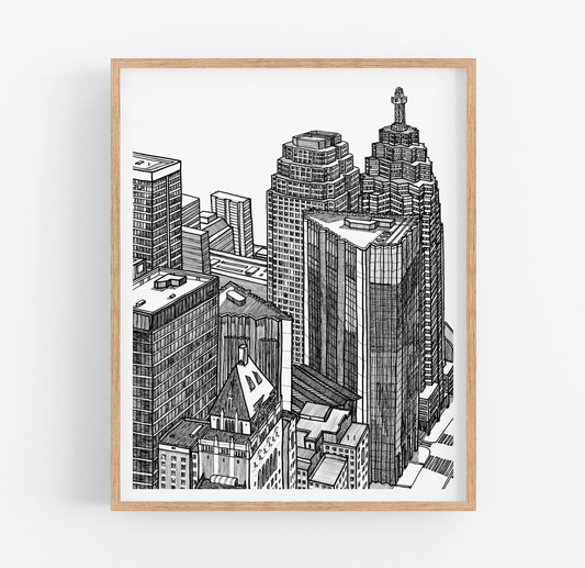 Birds View 2 Art Print