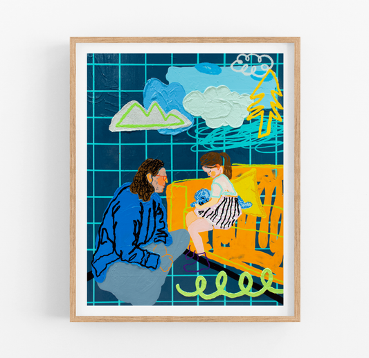 Cherished Moments with You Art Print