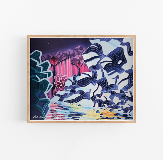 Cross-Country Boat Race Art Print