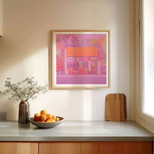 Orange Brew Art Print