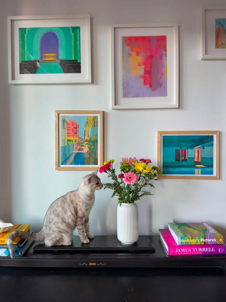Lego Building Art Print