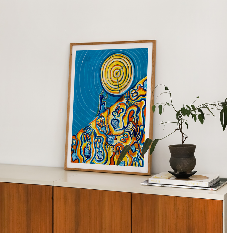 Modern Day Sisyphus Art Print