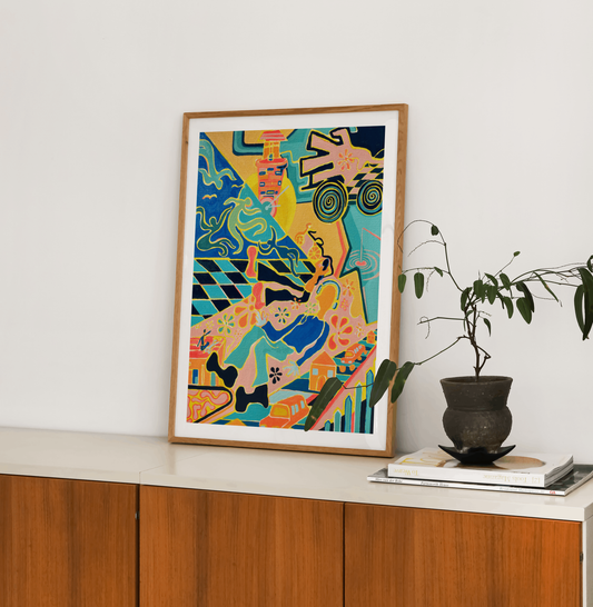 And they say WE'RE on acid Art Print